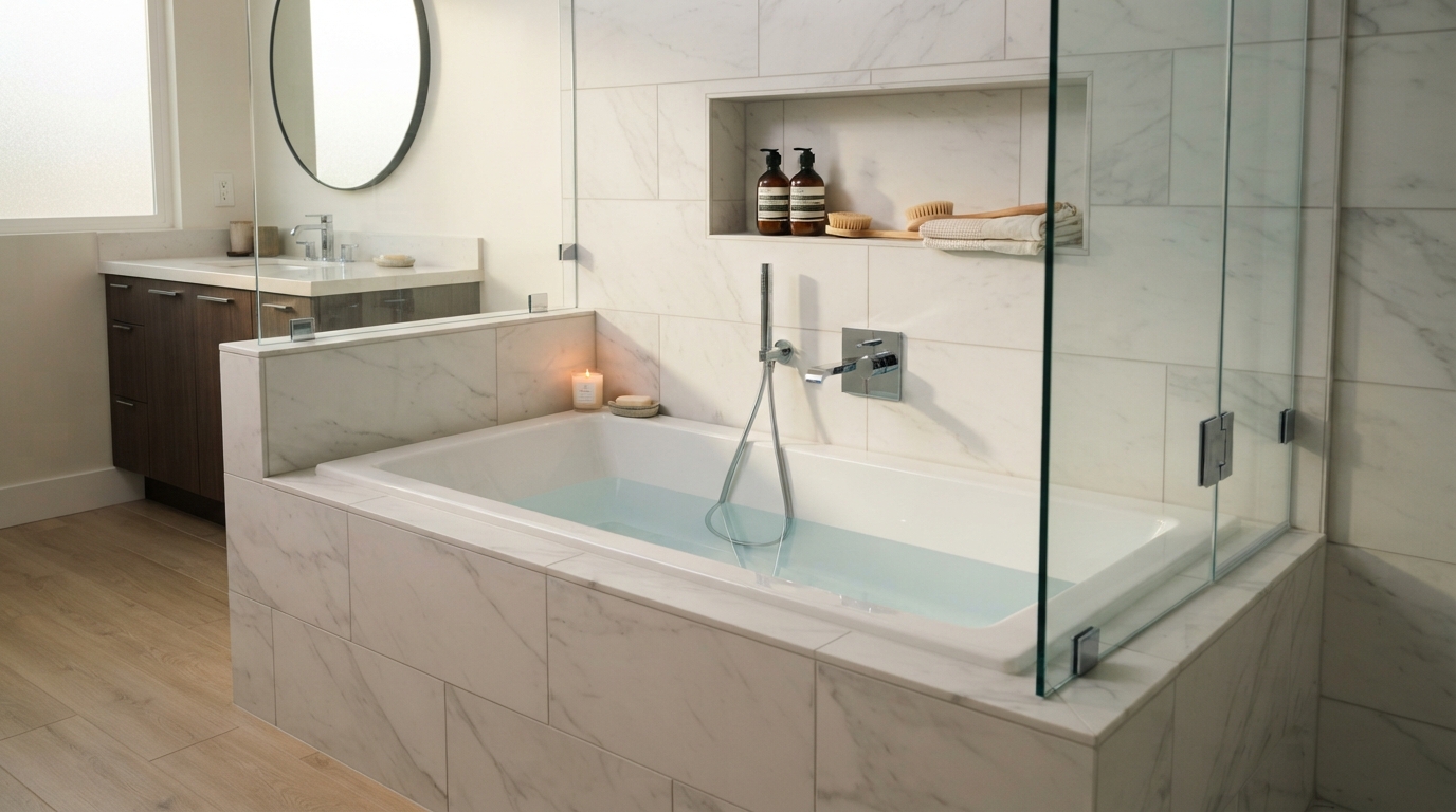Bathtub remodeling project from the Century City Baths gallery