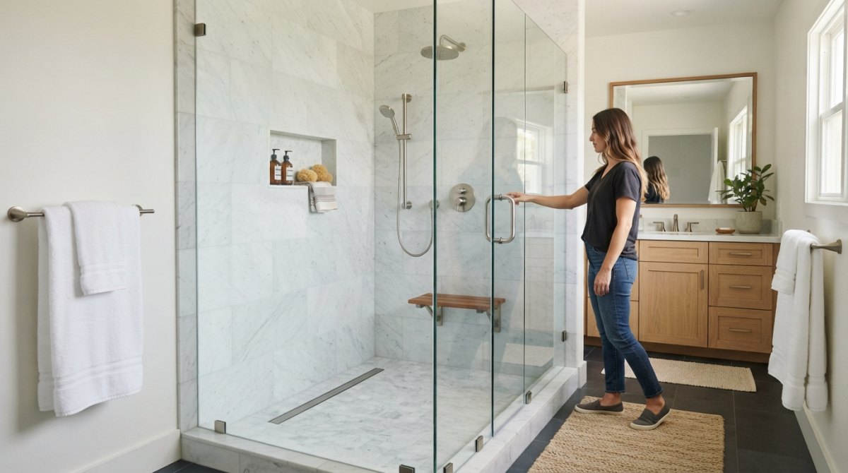 A Carefully Prepared Shower Space